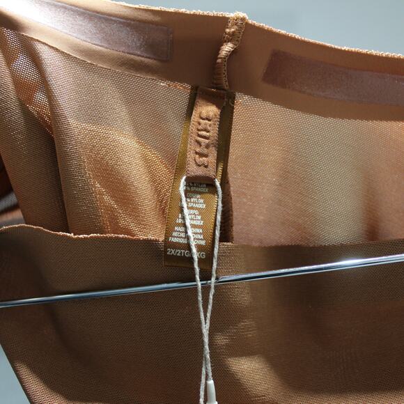 SKIMS Sheer Sculpt Low Back Legging Bronze Brown Size 2X NWT - Picture 9 of 10